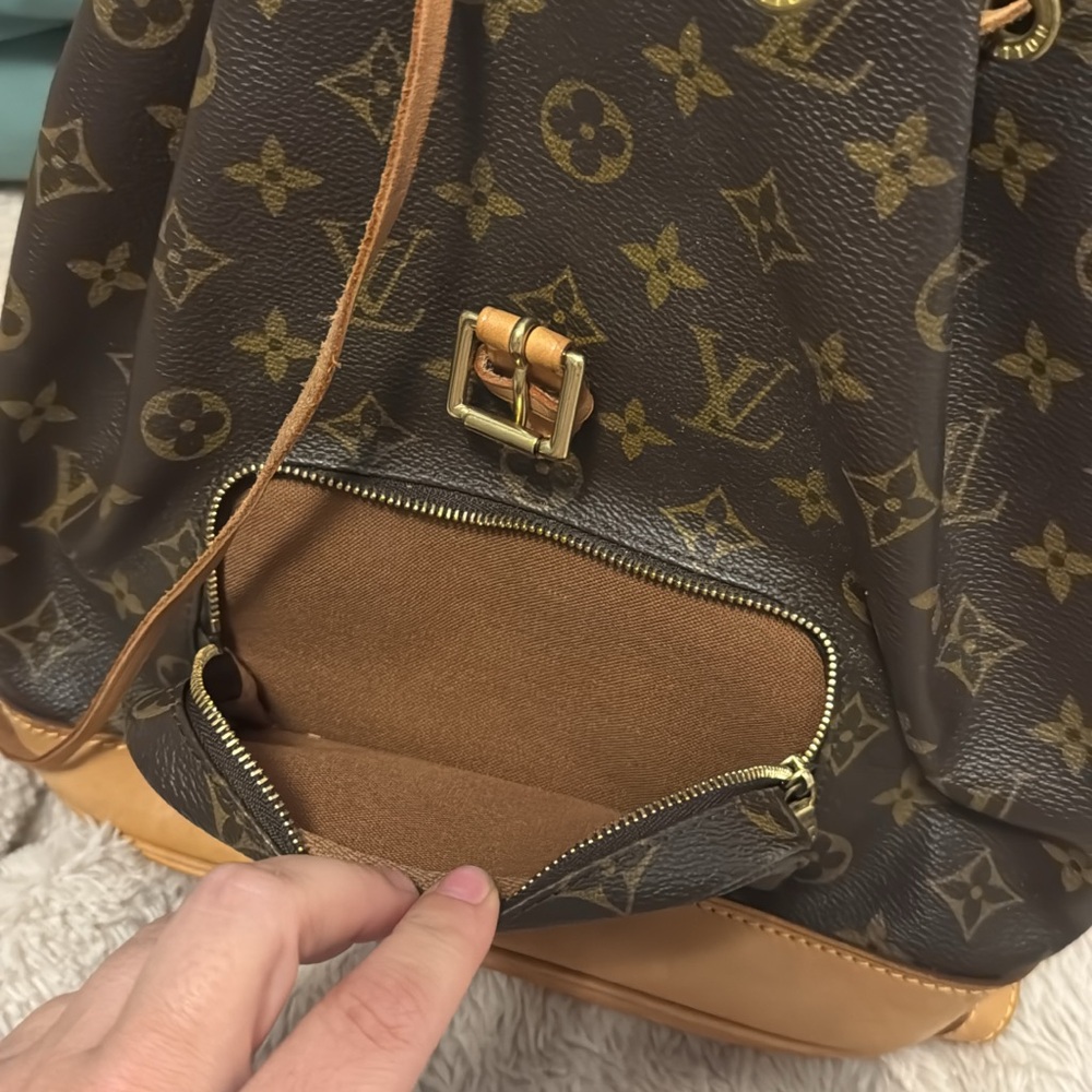 Louis Vuitton Monogram Brown Tan Backpack - Picture 4 of 8
